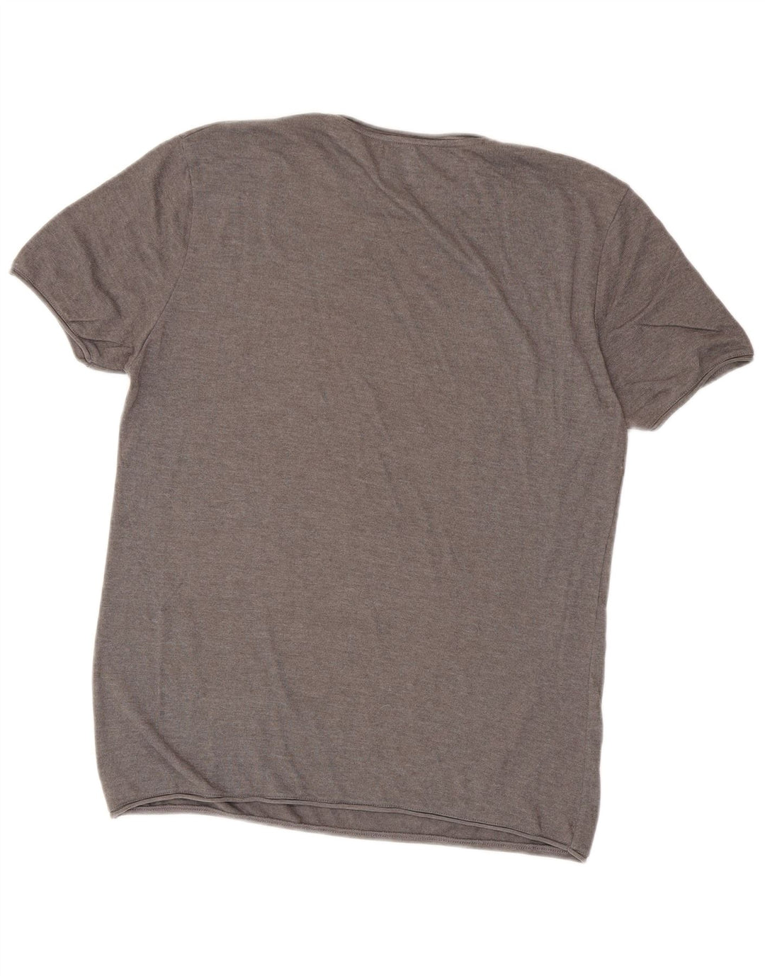 Męski T-shirt Zara, duży, szary