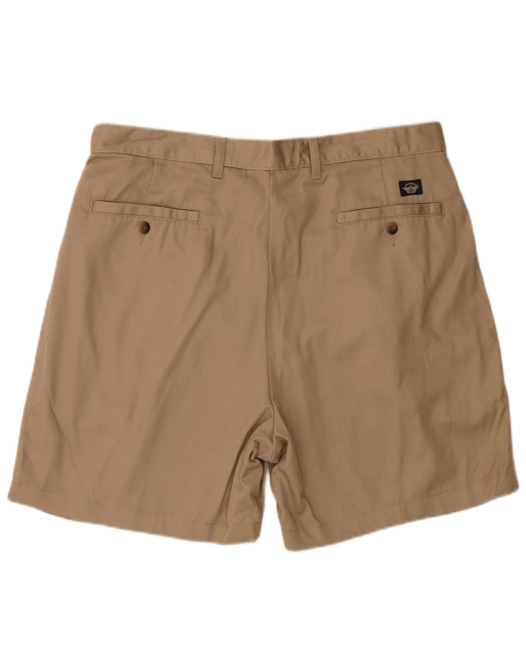 Męskie spodenki chino DOCKERS w kolorze khaki W36, duże, beżowe, bawełniane