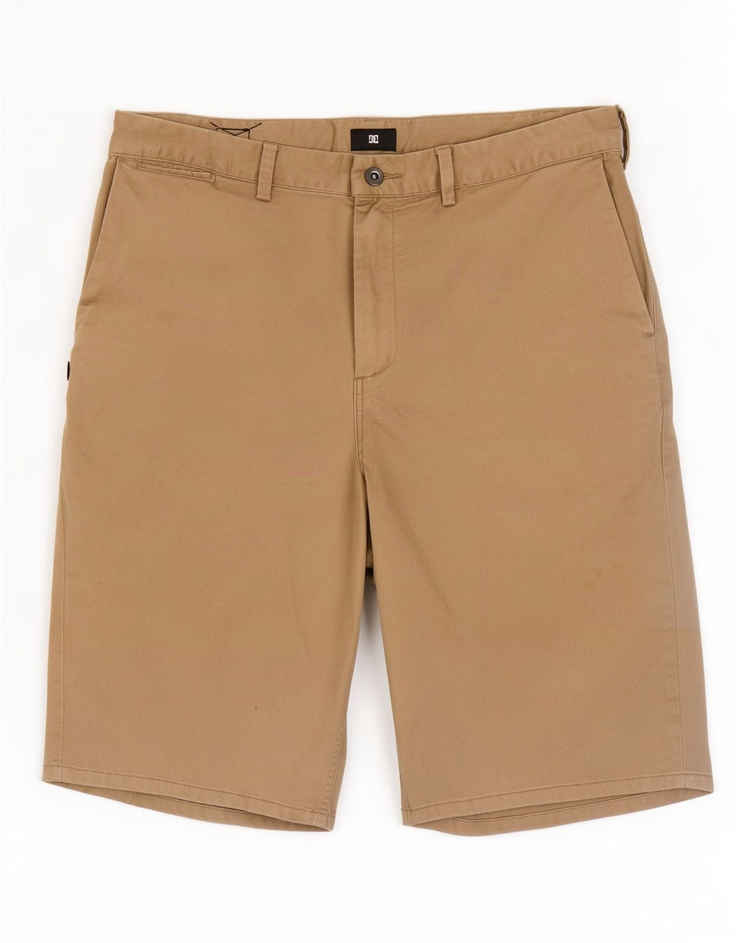 Męskie spodenki Chino DC W36, duże, beżowe, bawełniane