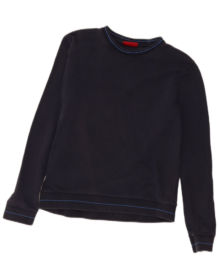 Bluza męska Hugo Boss, mała, granatowa, bawełniana