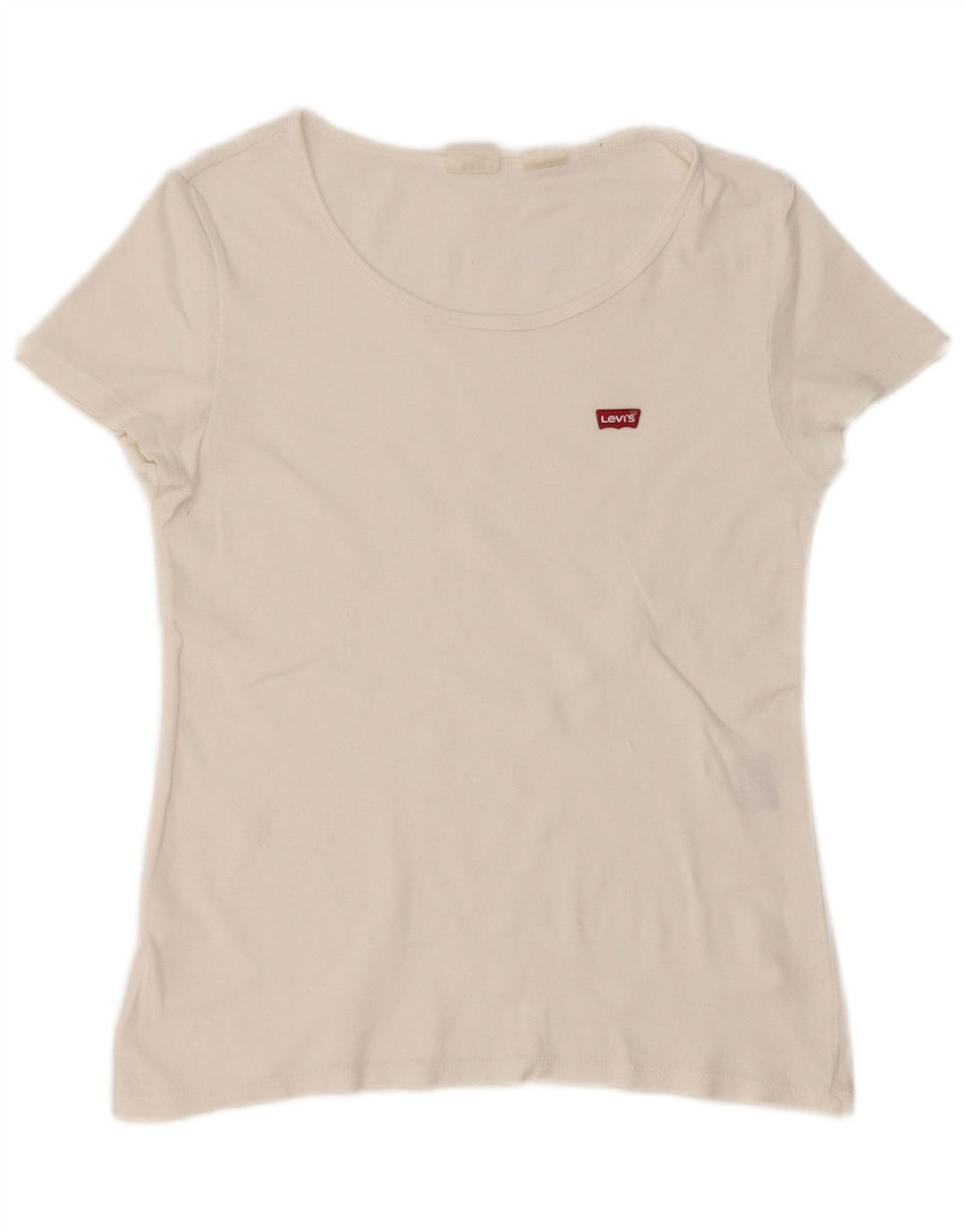 Damski T-shirt Levi's Crop Top UK 12 Średni Biały