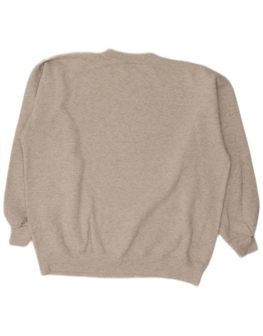 Męska bluza z grafiką w stylu vintage, sweter XL, szara bawełna