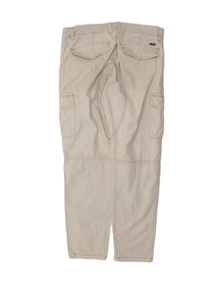 VINTAGE Womens Straight Cargo Trousers W36 L30  Grey Cotton Vintage Vintage and Second-Hand Vintage from Messina Hembry 