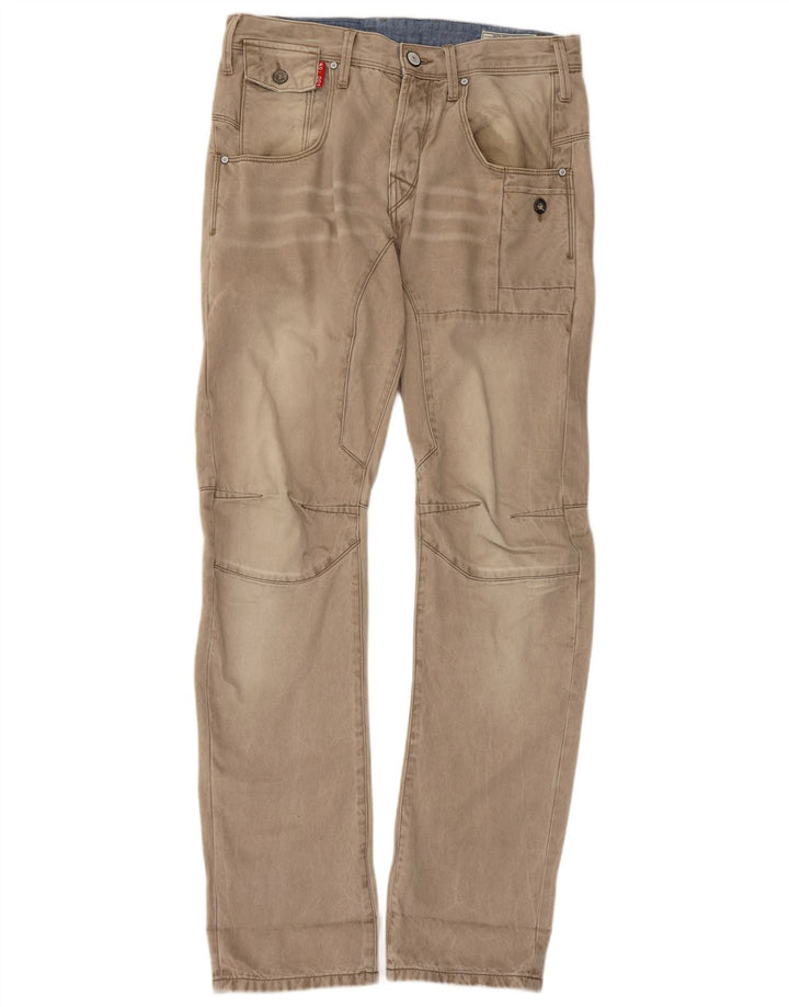 Męskie spodnie cargo Jack & Jones W34 L31 brązowe