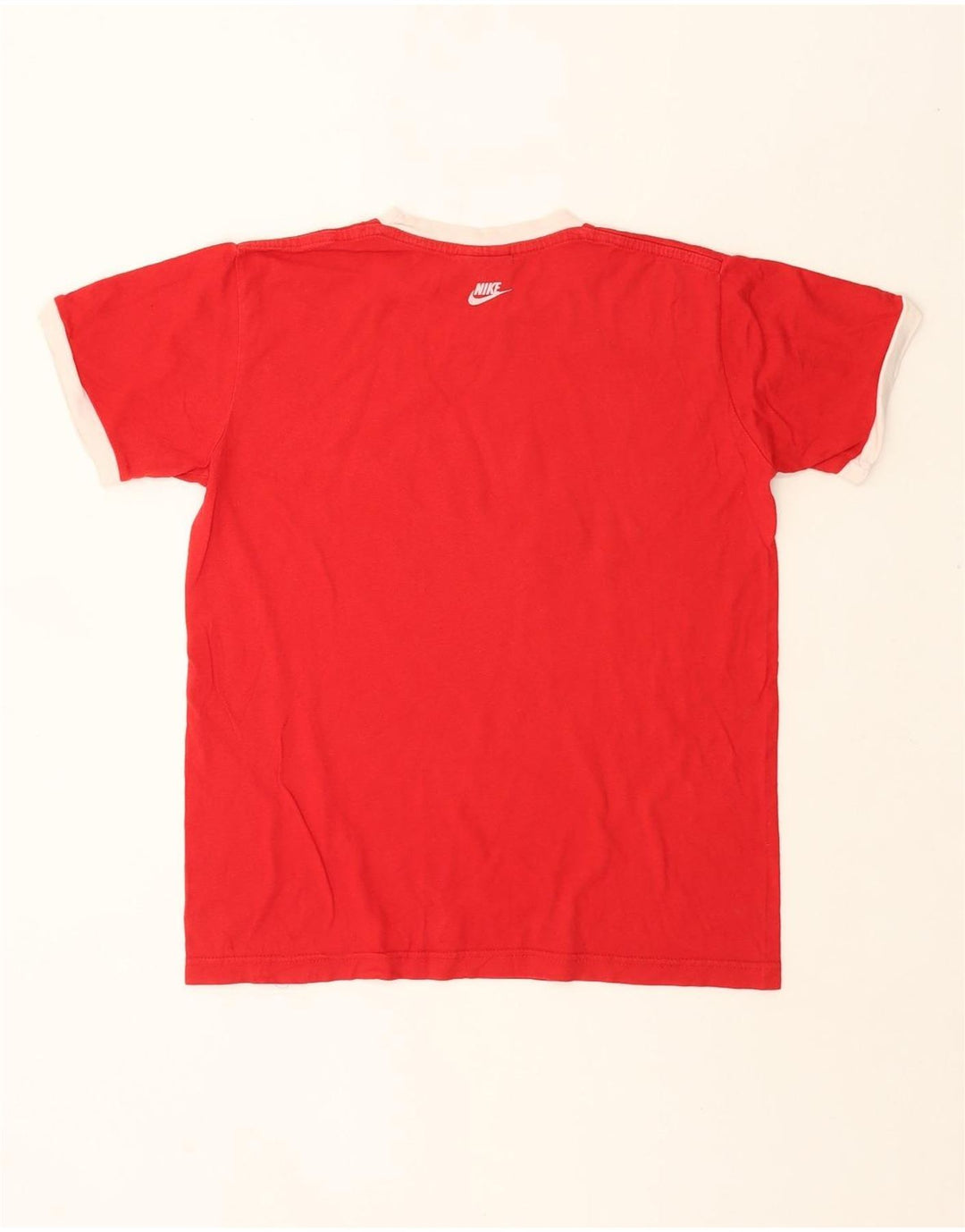 Męska koszulka z grafiką Nike Top UK 39/40, średnia czerwona bawełna