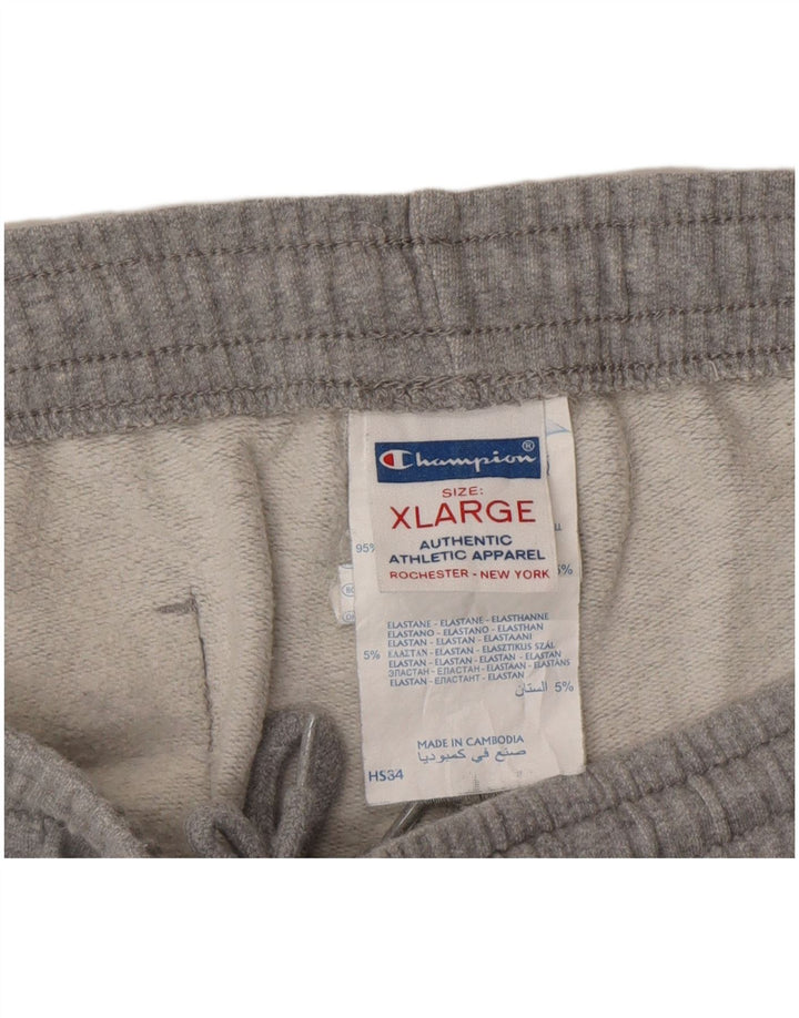 Damskie spodnie dresowe Champion Joggers XL, szara, nakrapiana bawełna