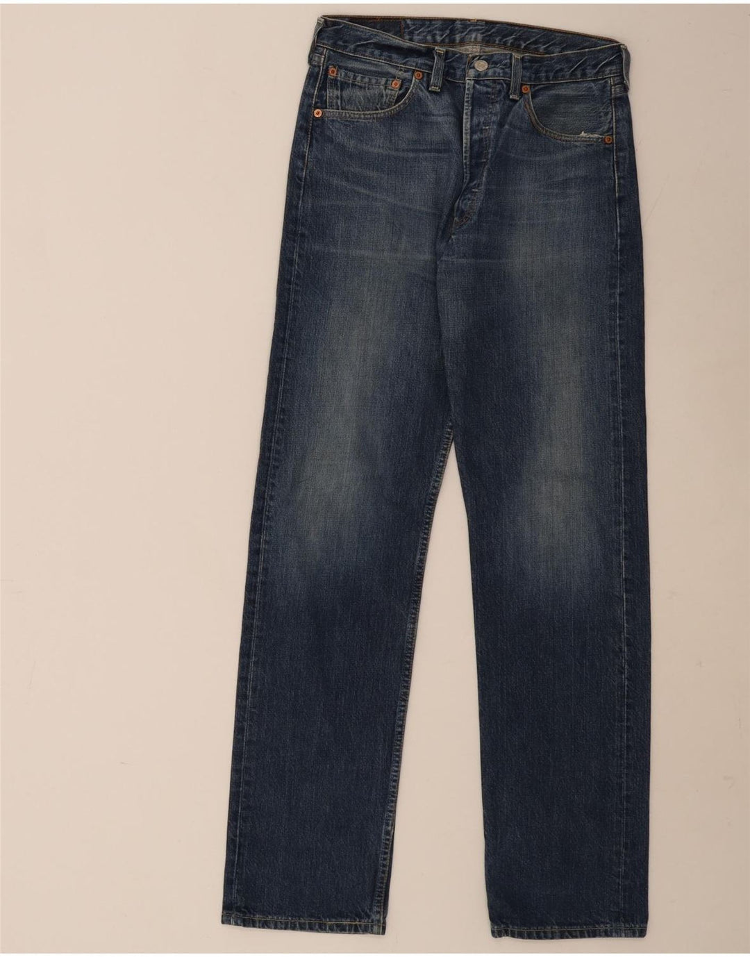 Męskie jeansy Levi's 501 Straight W32 L34 Niebieskie