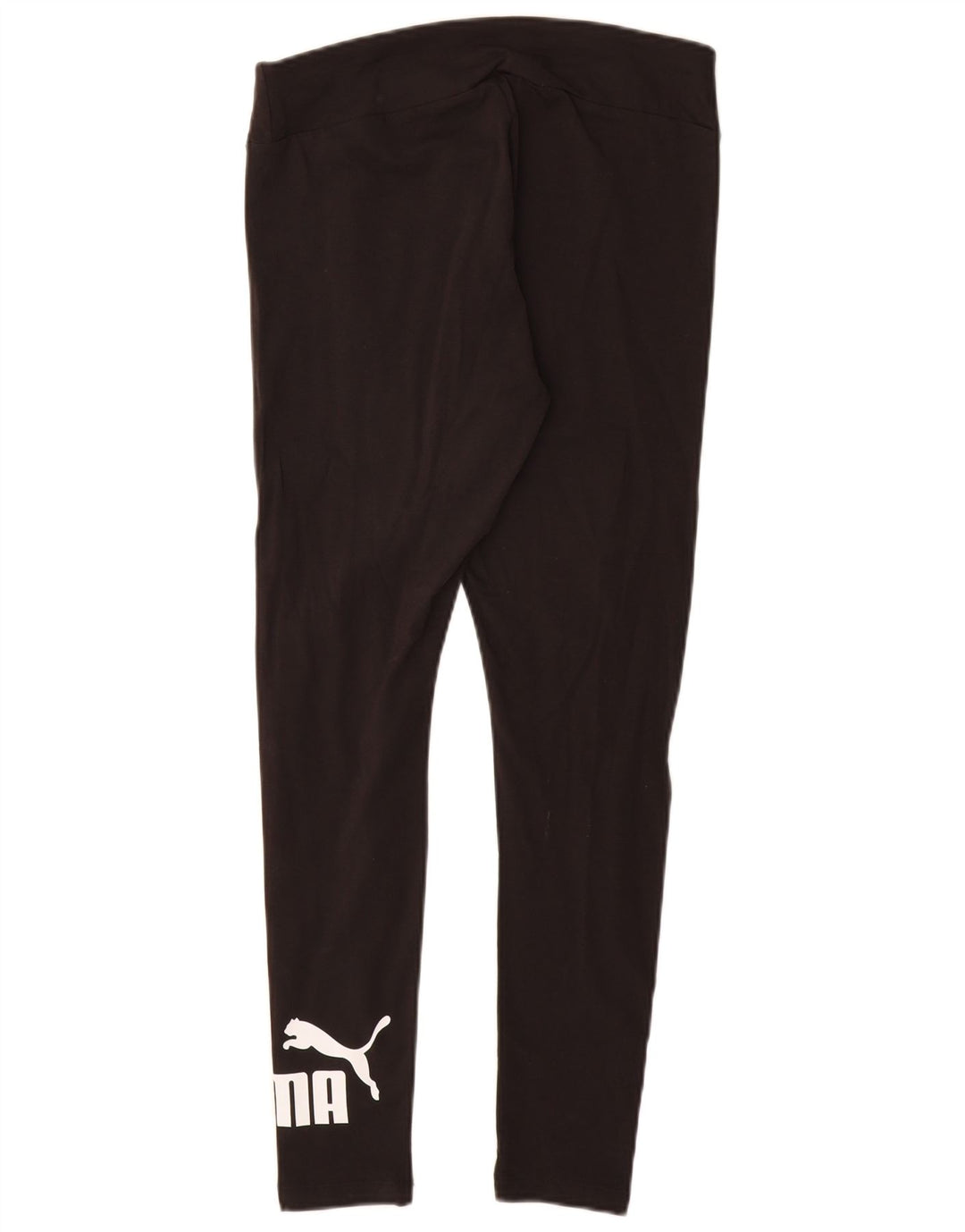 Damskie legginsy z grafiką PUMA UK 12, średnie czarne, bawełniane