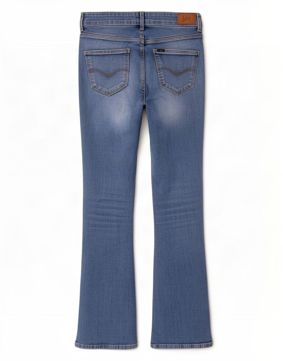 Damskie jeansy Lee Breese Bootcut W28 L31 niebieskie