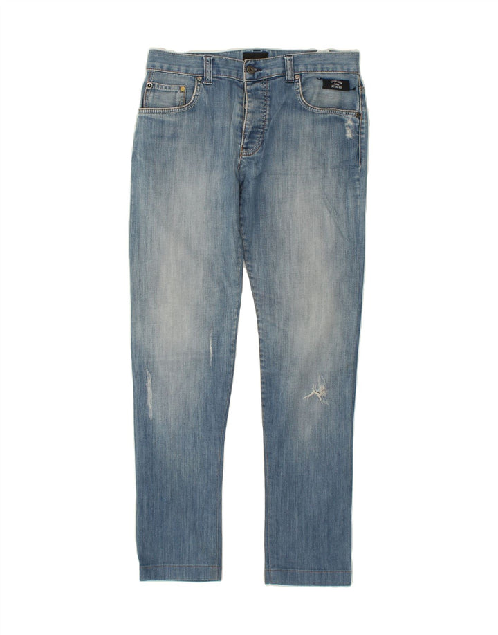 CALVIN KLEIN Womens Slim Jeans W31 L30  Blue Cotton Vintage Calvin Klein and Second-Hand Calvin Klein from Messina Hembry 