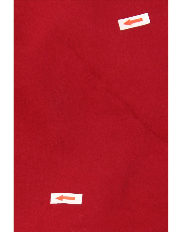 Vintage damski płaszcz oversize IT 53 2XL czerwona wełna