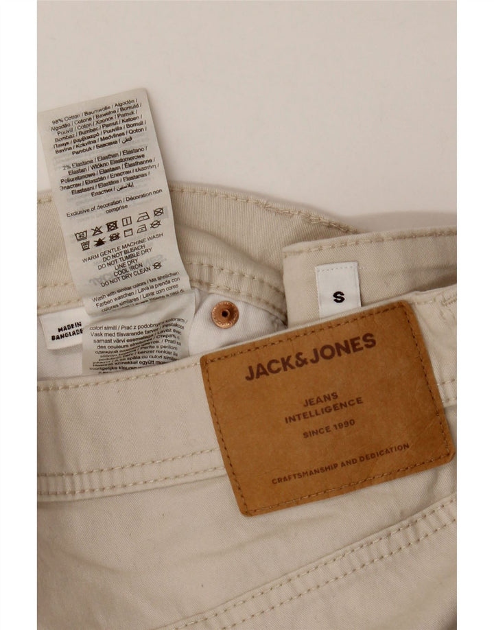 Męskie spodenki na co dzień Jack & Jones Regular, małe W29, beżowa bawełna