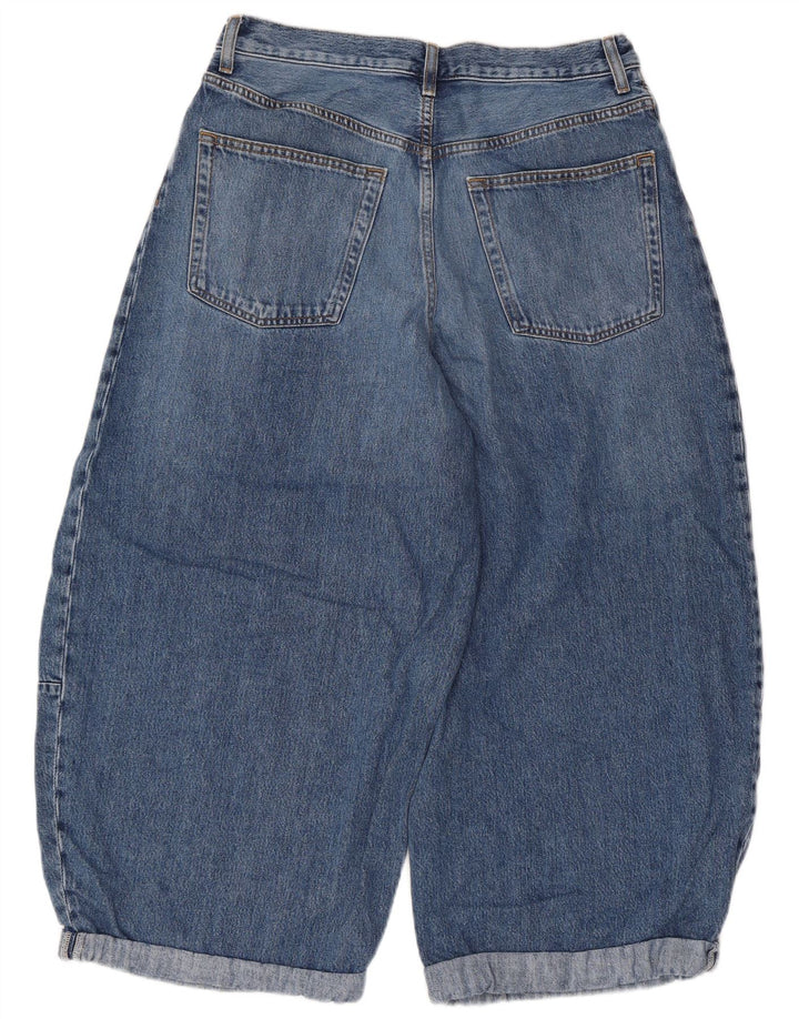 Cos Damskie dżinsy Harem Capri EU 38 Medium W30 L21 Niebieska bawełna