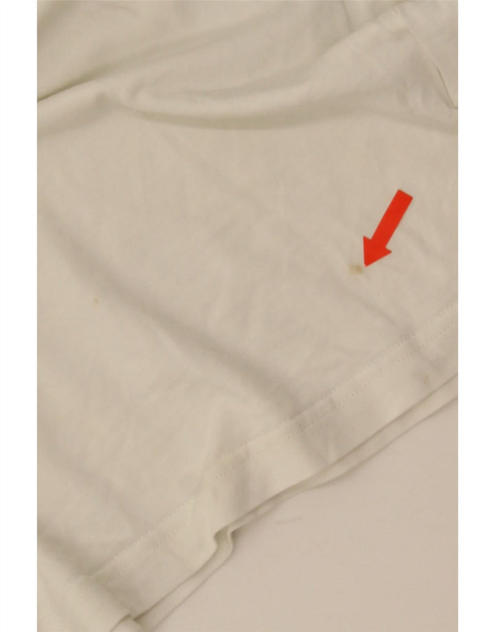 T-shirt męski Puma, duży, biały, bawełniany