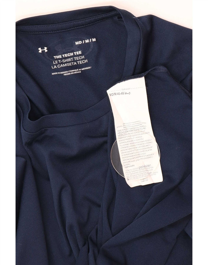 T-shirt męski Under Armour, średni, granatowy, poliester