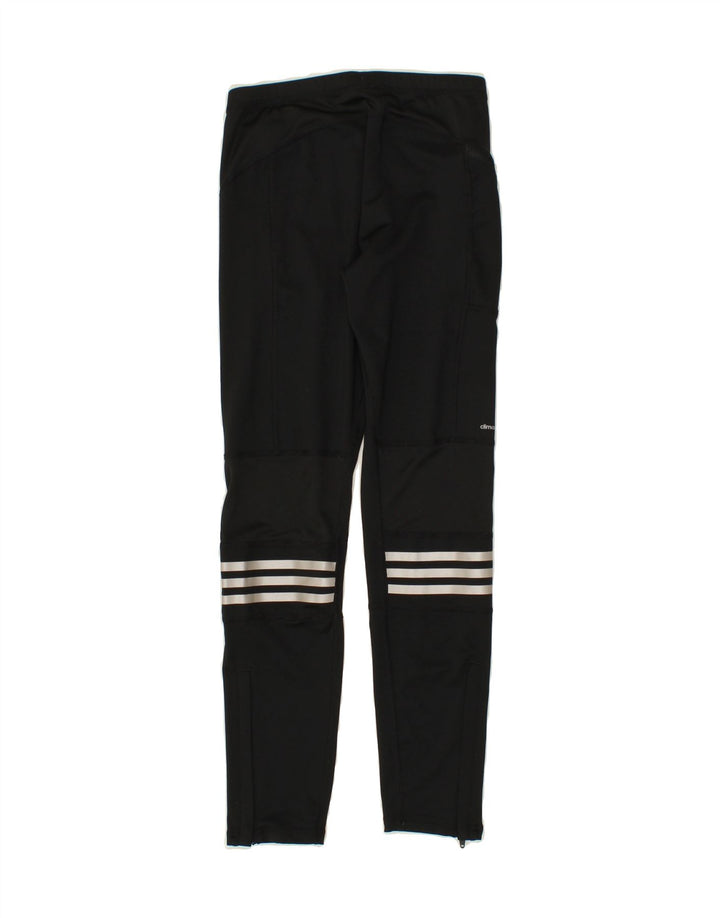ADIDAS Boys Climacool Tracksuit Trousers 13-14 Years Black Polyester Vintage Adidas and Second-Hand Adidas from Messina Hembry 