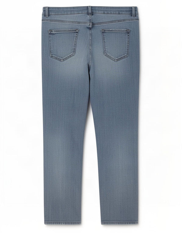Marks & Spencer Damskie jeansy slim fit UK 16 duże W34 L27 niebieskie