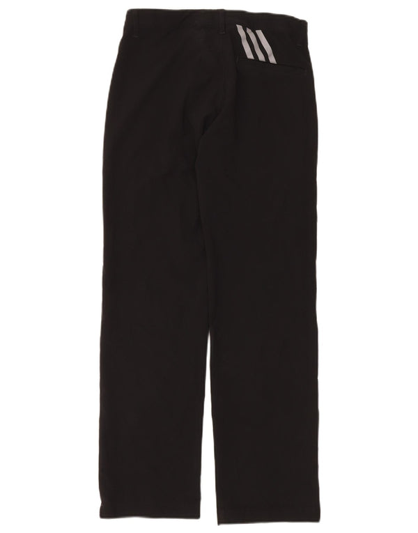 Adidas Chłopięce Proste Spodnie Chino 11-12 Lat Średnie W26 L26 Czarne