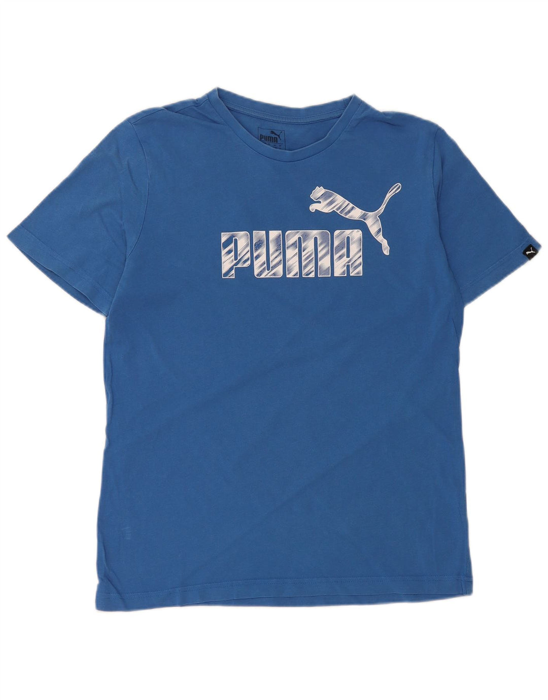 Męska koszulka z grafiką Adidas, mała, niebieska