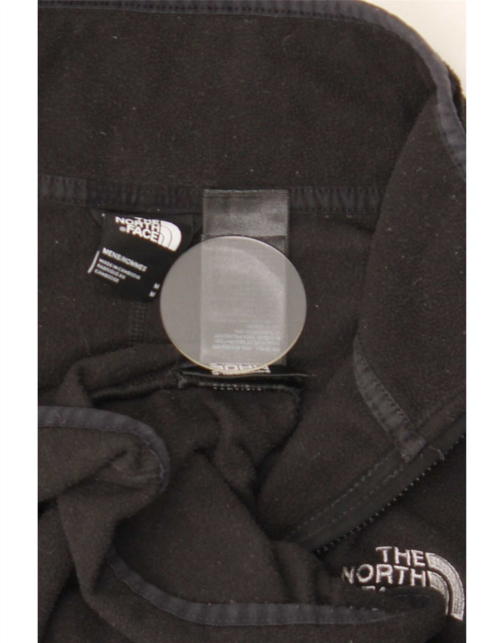 Męski sweter polarowy The North Face z zamkiem błyskawicznym, średni czarny poliester