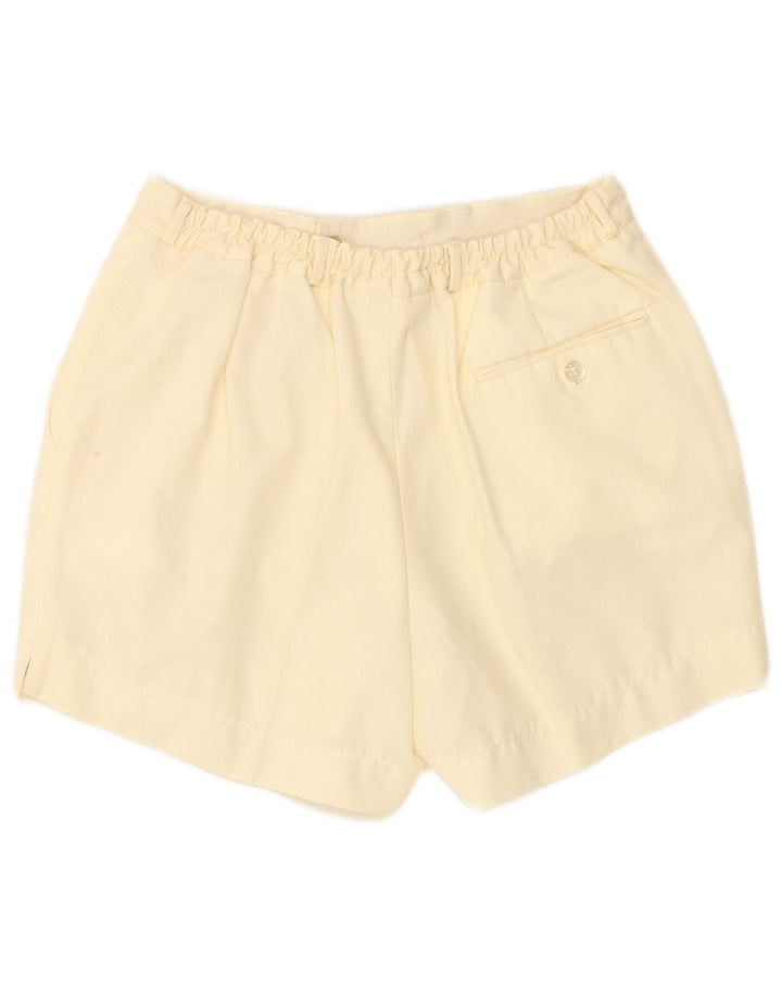 Damskie spodenki chino VINTAGE W26 małe w kolorze złamanej bieli