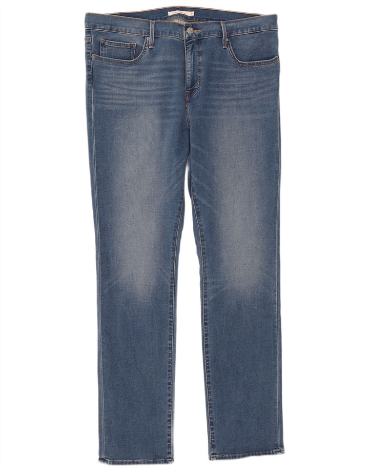 Damskie jeansy Levi's 312 Shaping W34 L32 Niebieska bawełna