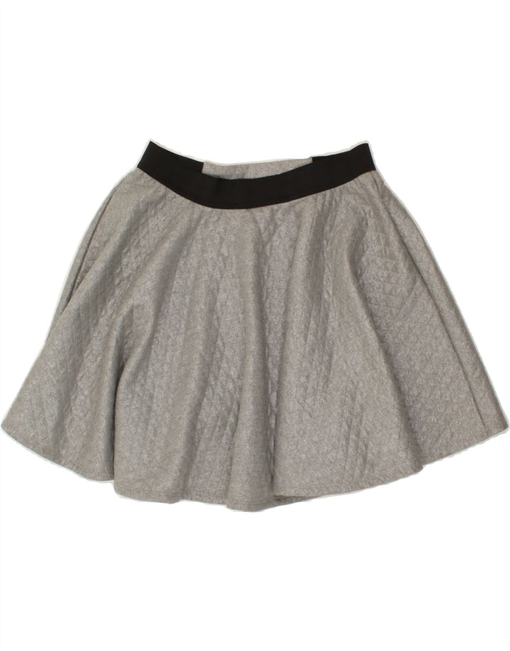 LIU JO Girls A-Line Skirt 11-12 Years W24 Grey Polyester Vintage Liu Jo and Second-Hand Liu Jo from Messina Hembry 