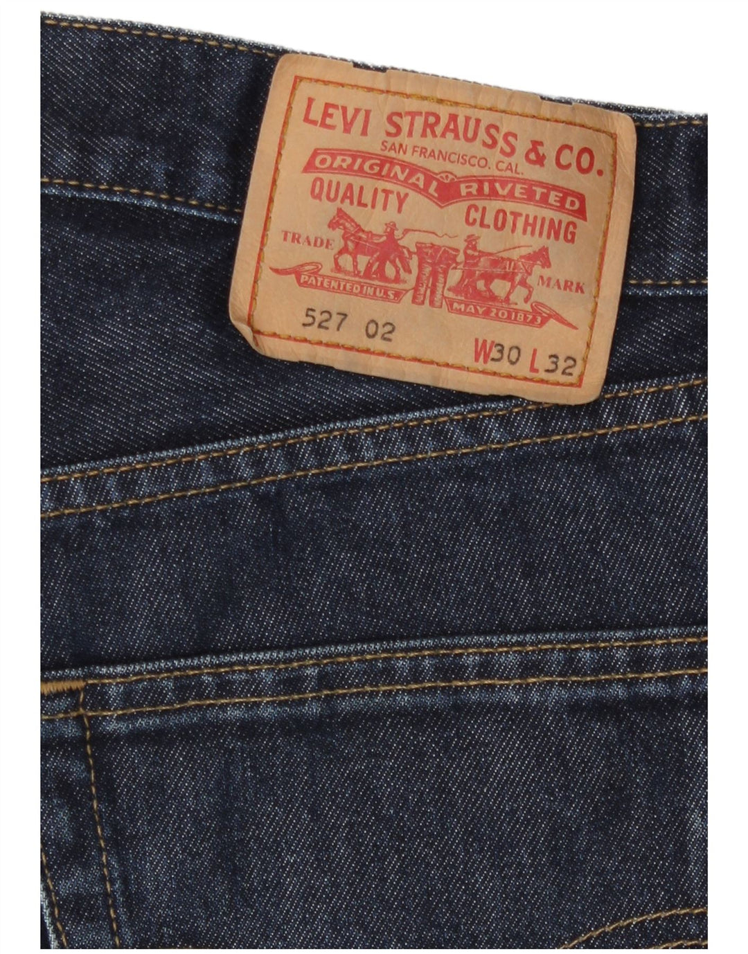 Męskie jeansy Levi's 527 Bootcut W30 L26 granatowe