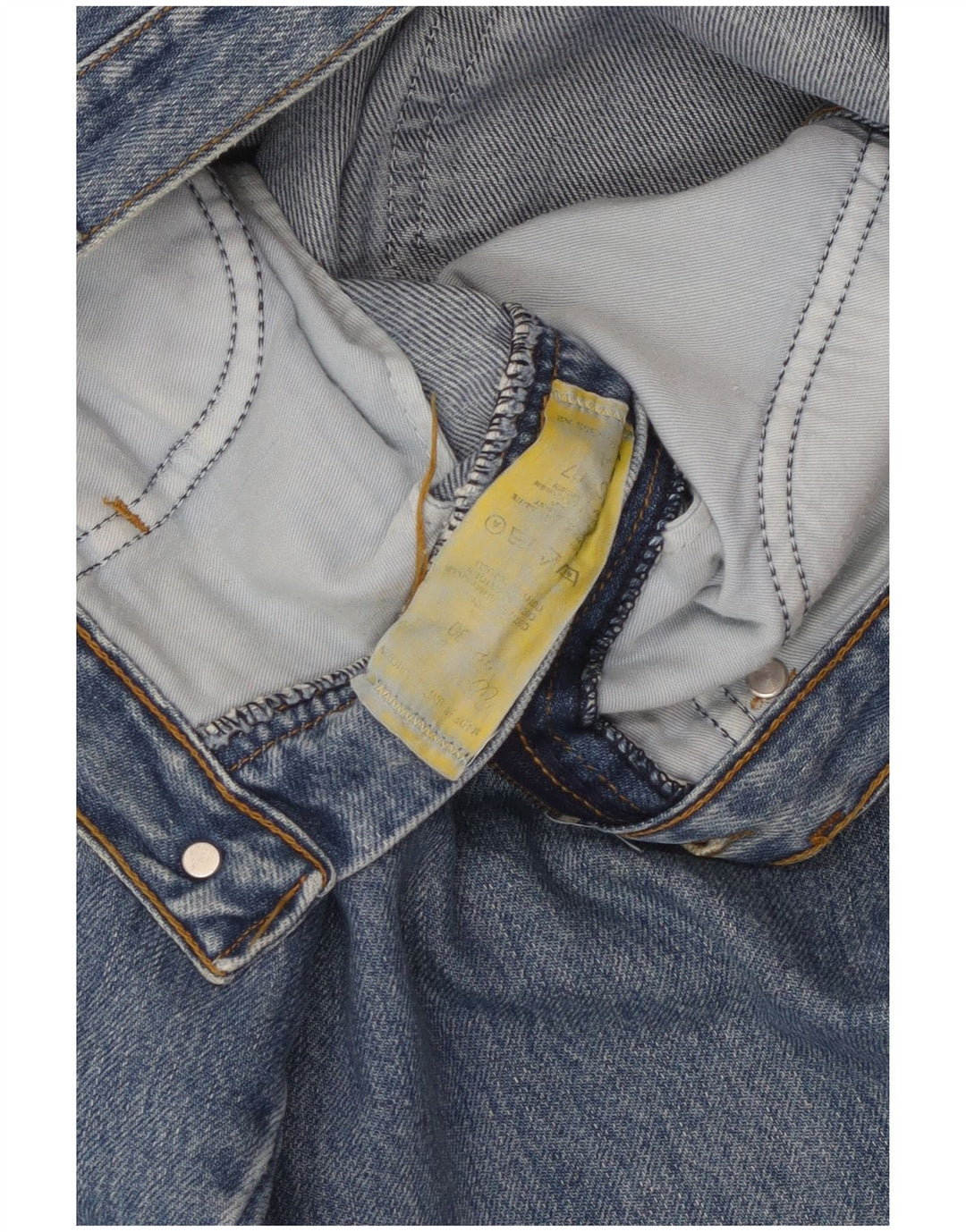 WRANGLER Męskie proste dżinsy W28 L30 Niebieskie, bawełniane