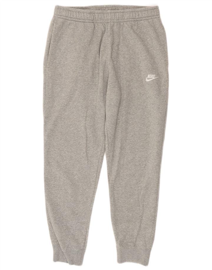 Męskie spodnie dresowe NIKE Joggery Średnioszare, bawełniane w cętki