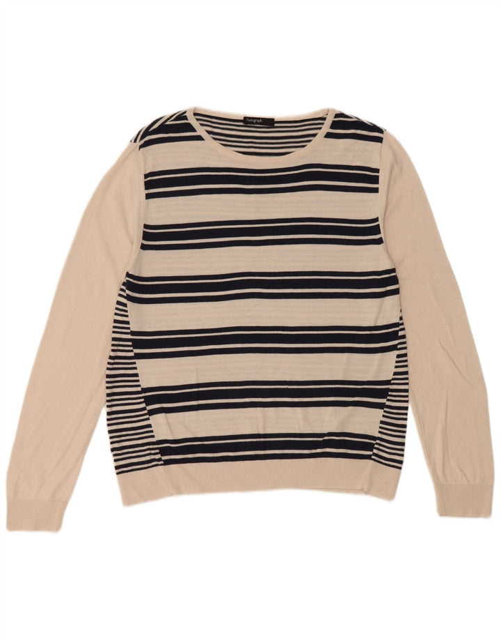 Marks & Spencer Damski sweter z dekoltem w łódkę, UK 14, średni czarny