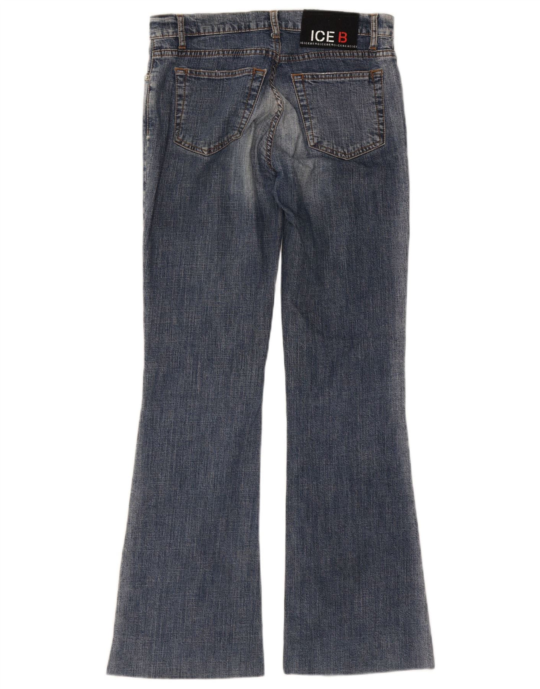 Damskie jeansy rozkloszowane Iceberg W30 L30 Niebieskie