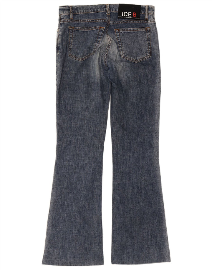 Damskie jeansy rozkloszowane Iceberg W30 L30 Niebieskie