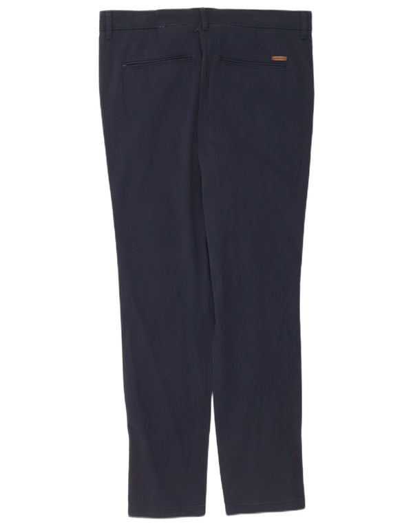 Męskie spodnie chino Jack & Jones Slim Fit W34 L32 granatowe