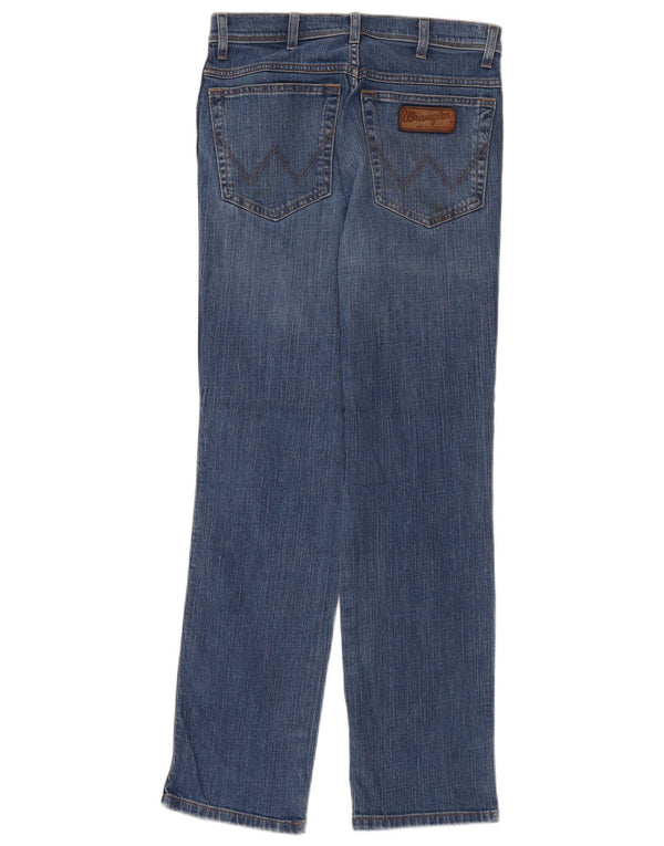 Męskie jeansy Wrangler Texas Stretch Straight W30 L32 Niebieskie bawełniane