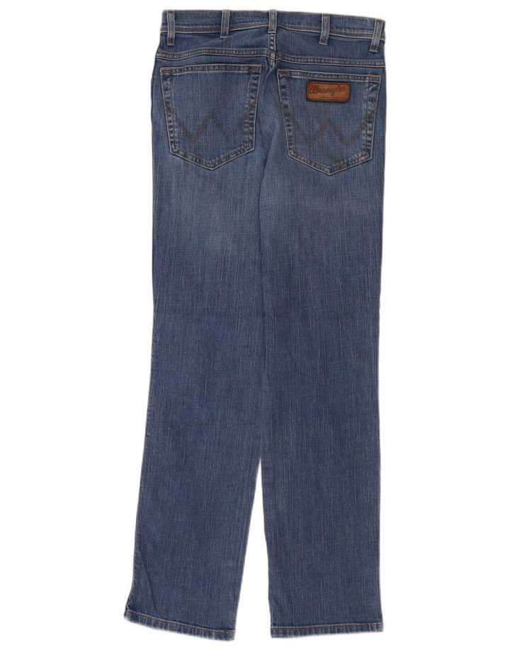 Męskie jeansy Wrangler Texas Stretch Straight W30 L32 Niebieskie bawełniane