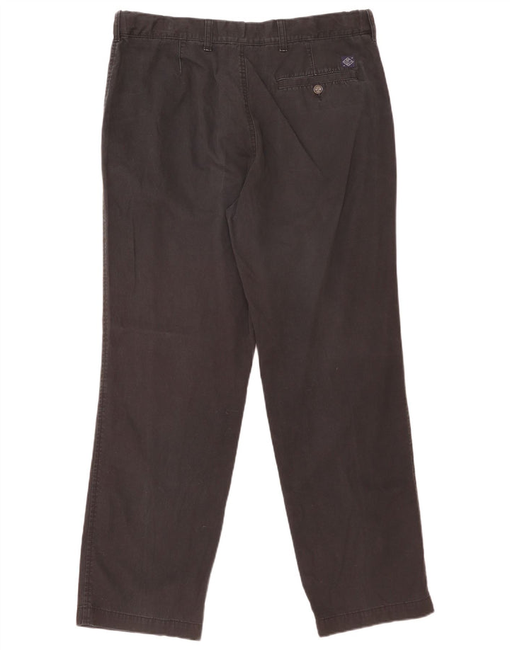 Męskie spodnie typu chino Regular Marks & Spencer W36 L31 Czarna bawełna