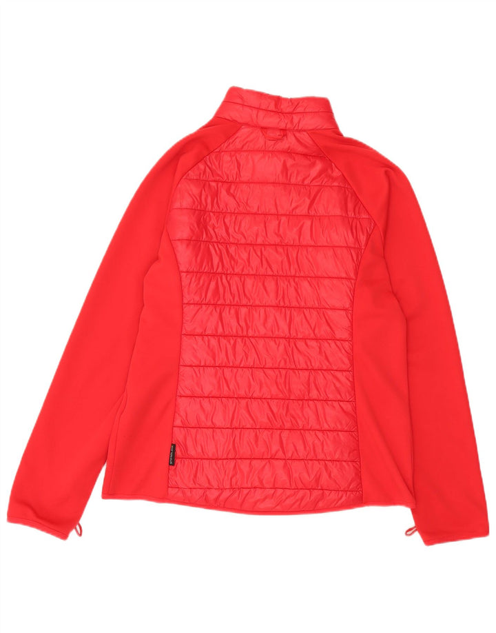 Damska kurtka dresowa Jack Wolfskin UK 16, duża, czerwona, poliamidowa