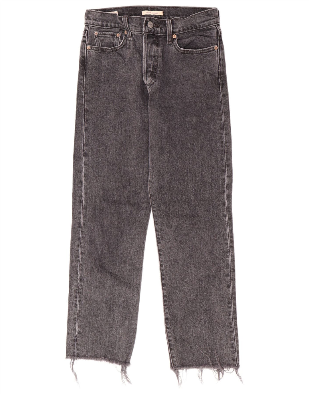 Damskie jeansy Levi's Wedgie Straight W26 L26 Szara bawełna