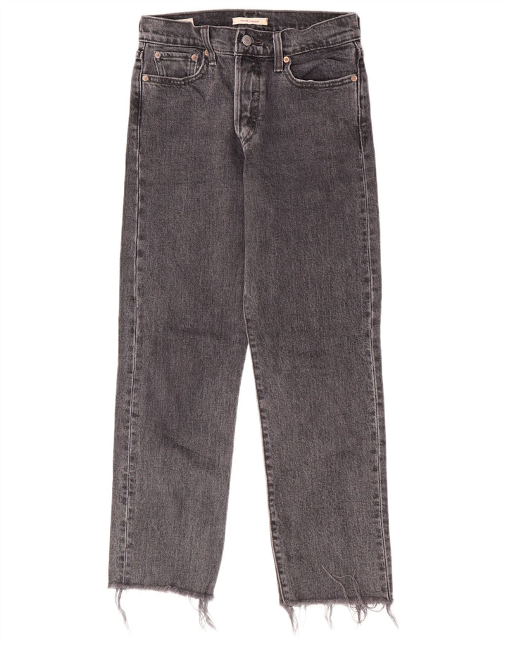 Damskie jeansy Levi's Wedgie Straight W26 L26 Szara bawełna