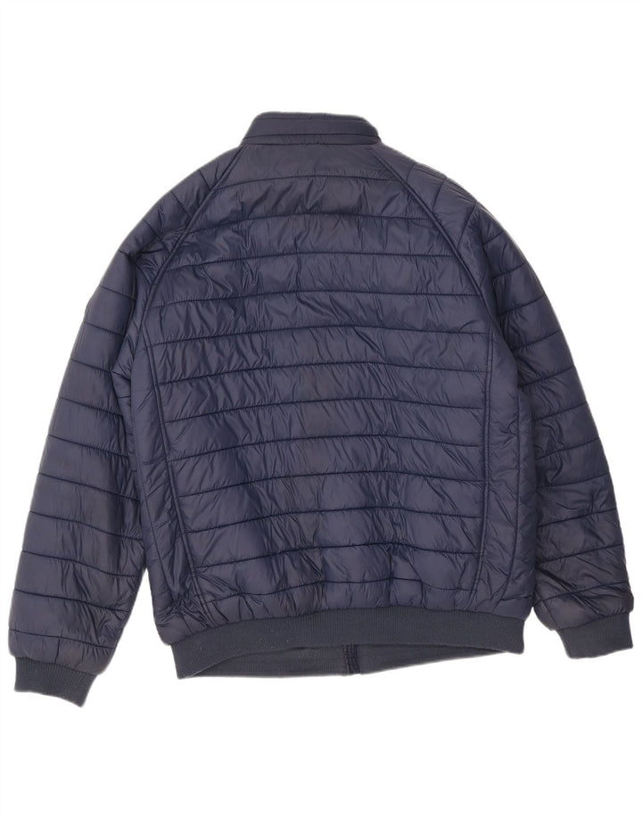 US Polo Assn. Męska ocieplana kurtka UK 38, średni granatowy nylon