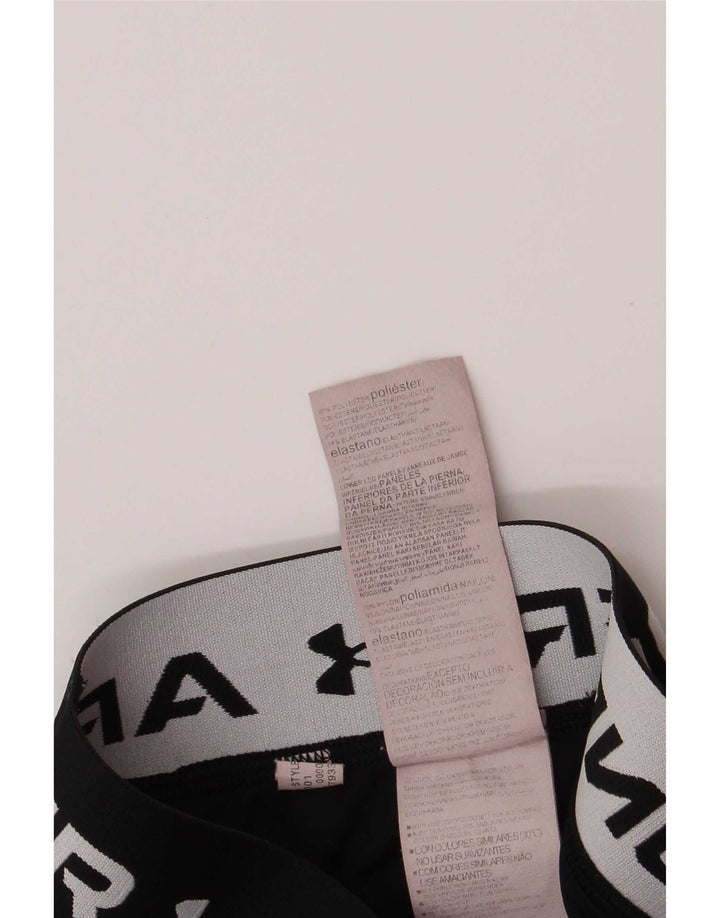 Damskie legginsy Under Armour Capri Graphic UK 4 XS, czarny poliester