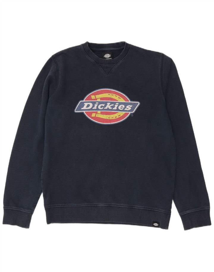 Męska bluza z grafiką DICKIES, średnia, granatowa, bawełniana