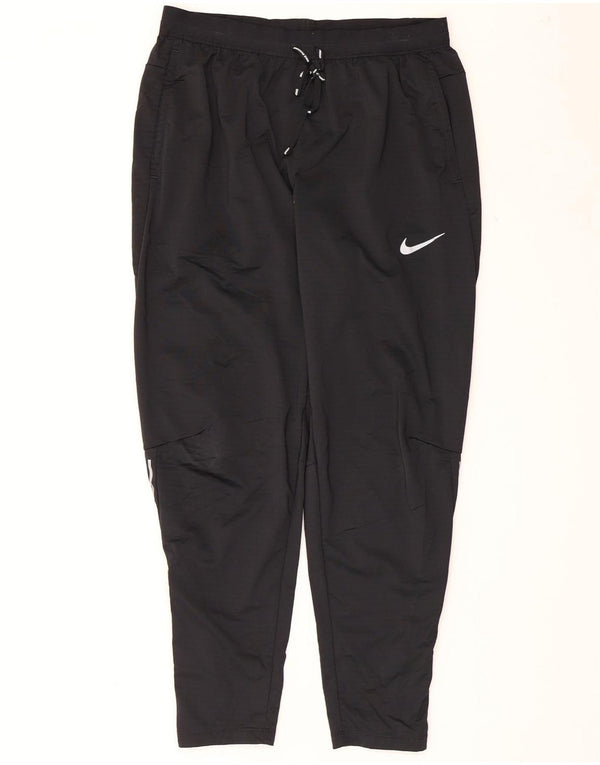 Męskie spodnie dresowe NIKE Dri Fit, duże, czarne, poliestrowe