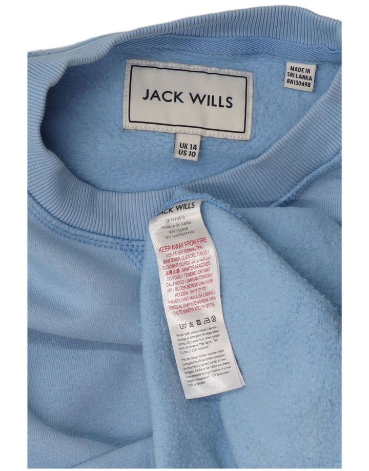 Sweter damski Jack Wills UK 14, duży, niebieski, bawełniany