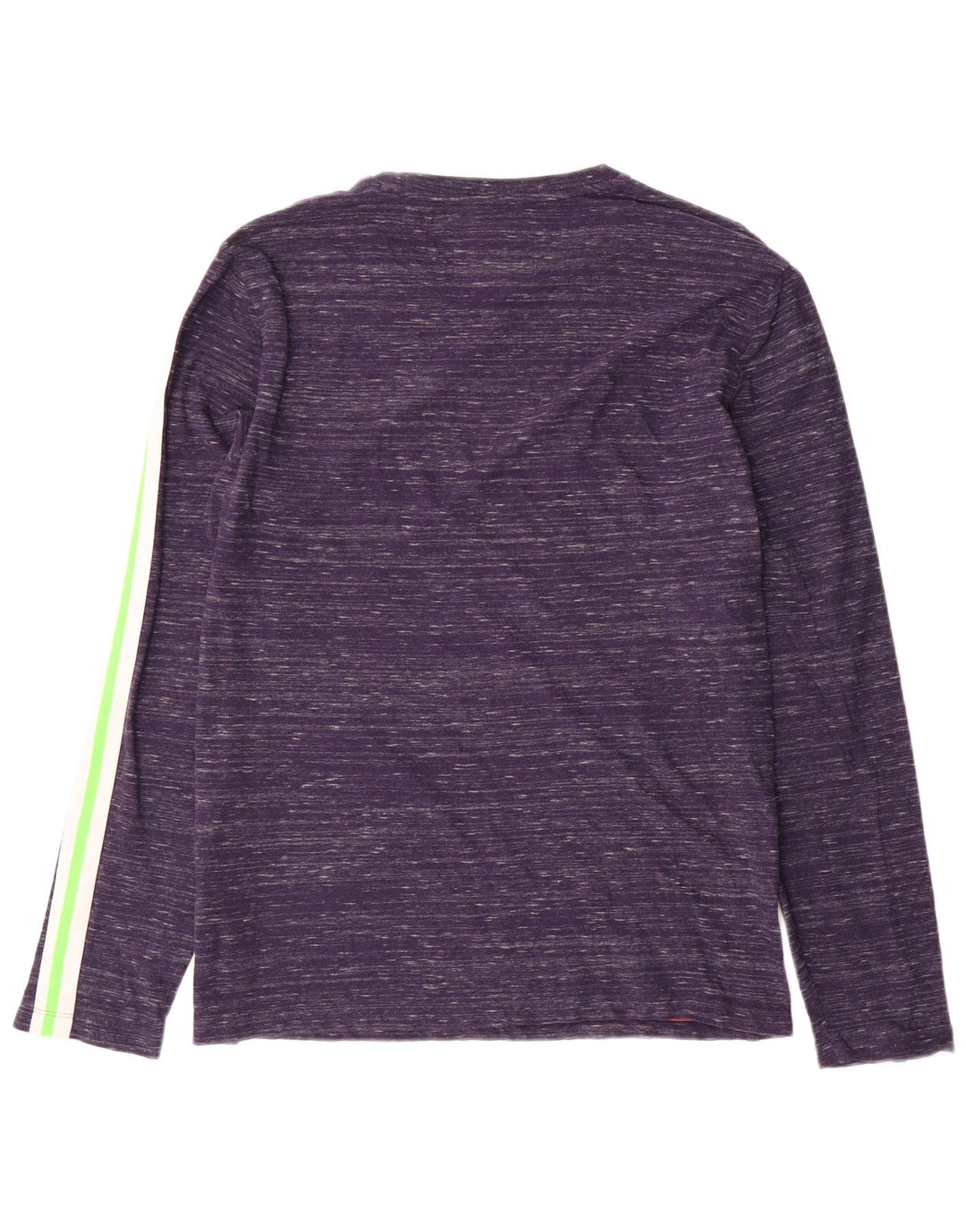 Męski top Superdry z długim rękawem, duży, granatowy, bawełniany w cętki