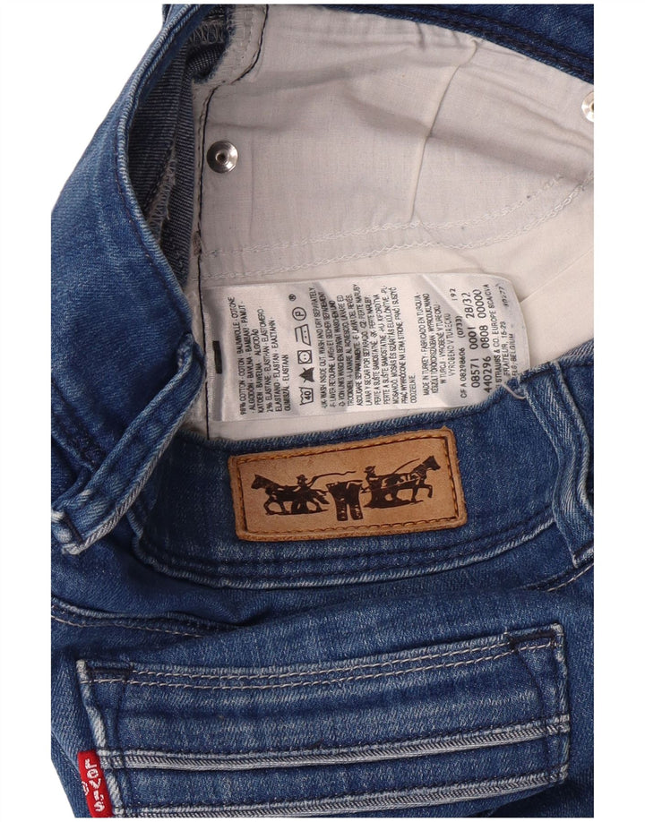 Damskie jeansy LEVI'S W28 L32 Niebieskie bawełniane