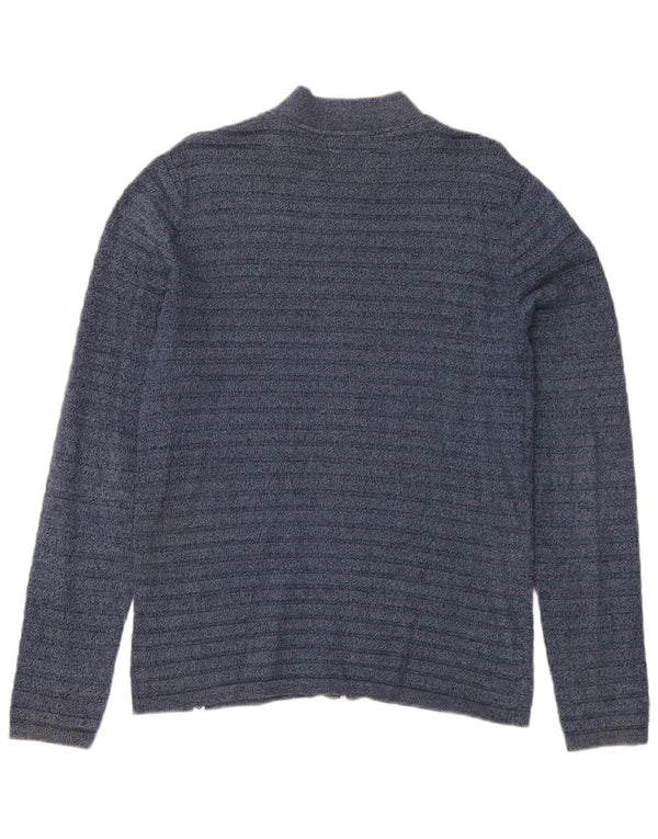 Męski sweter kardigan Jack & Jones w małe granatowe paski