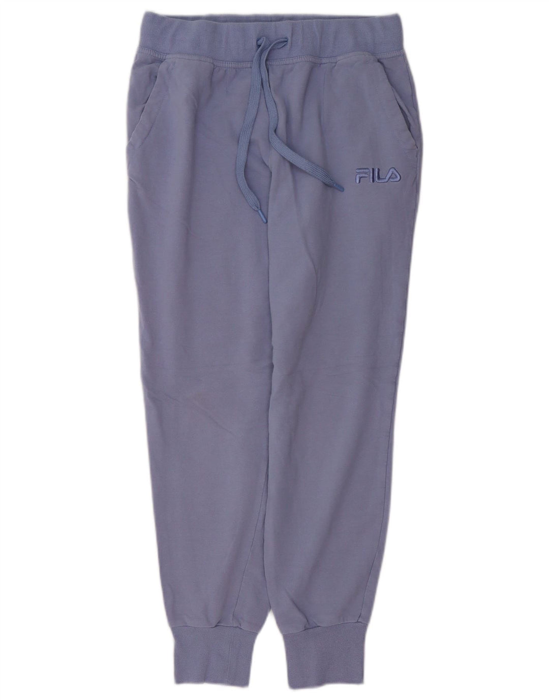 Damskie spodnie dresowe FILA Joggers UK 12 Średni niebieski, bawełniany