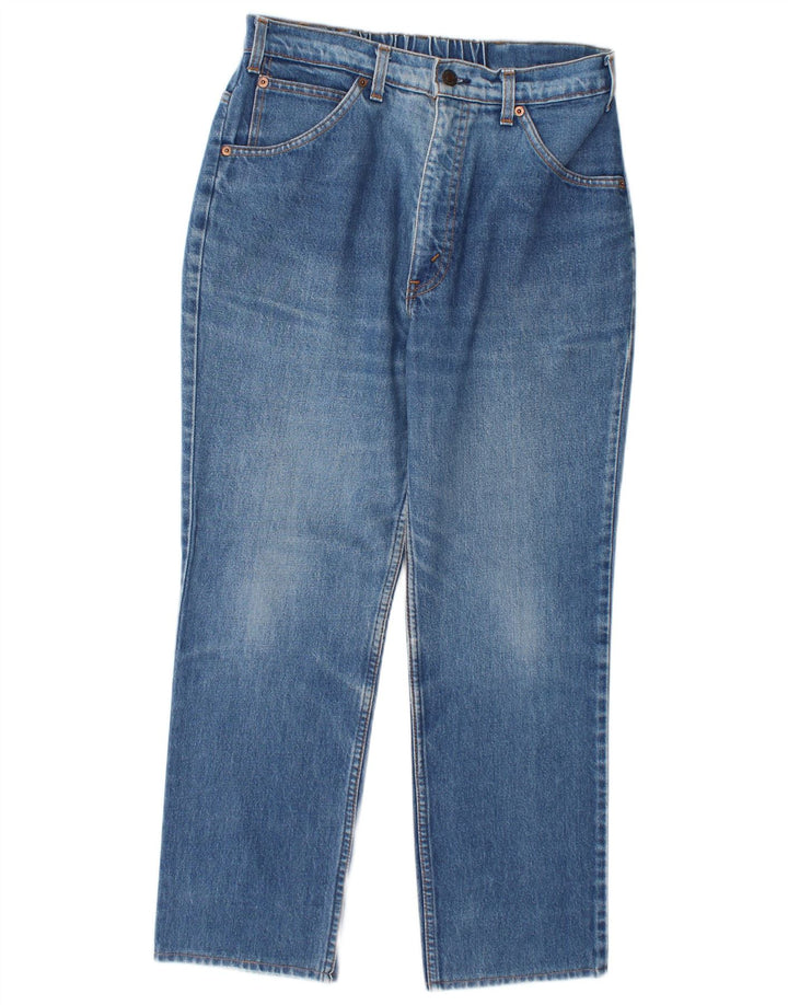 Damskie proste dżinsy Levi's W34 L26 Niebieskie bawełniane